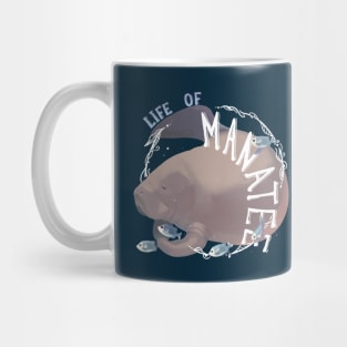 Life Of Manatee : Traveling with his friends Mug